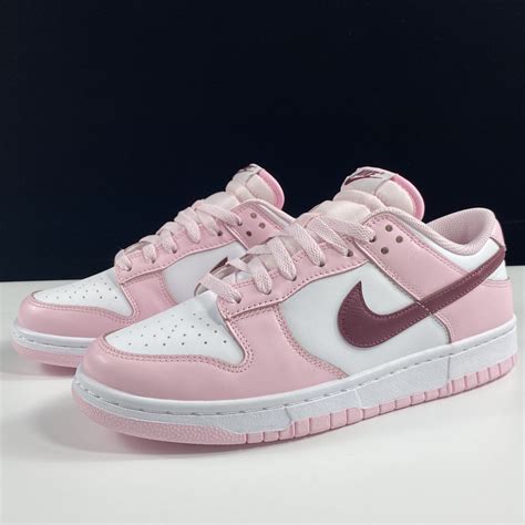 nike low dunks pink red white|nike dunk low championship red.